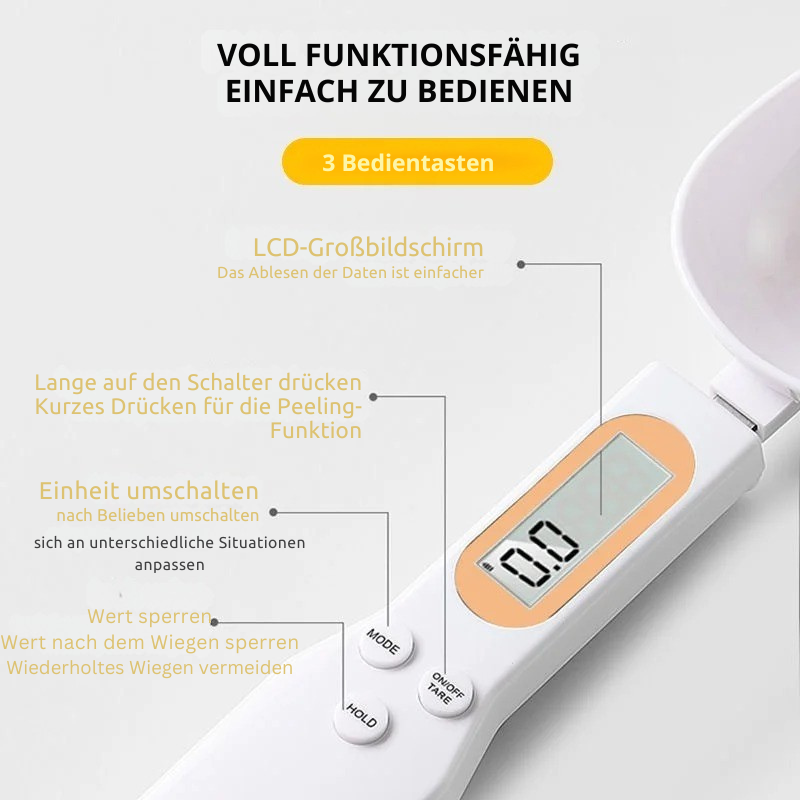 Mini Digitale Küchenlöffelwaage