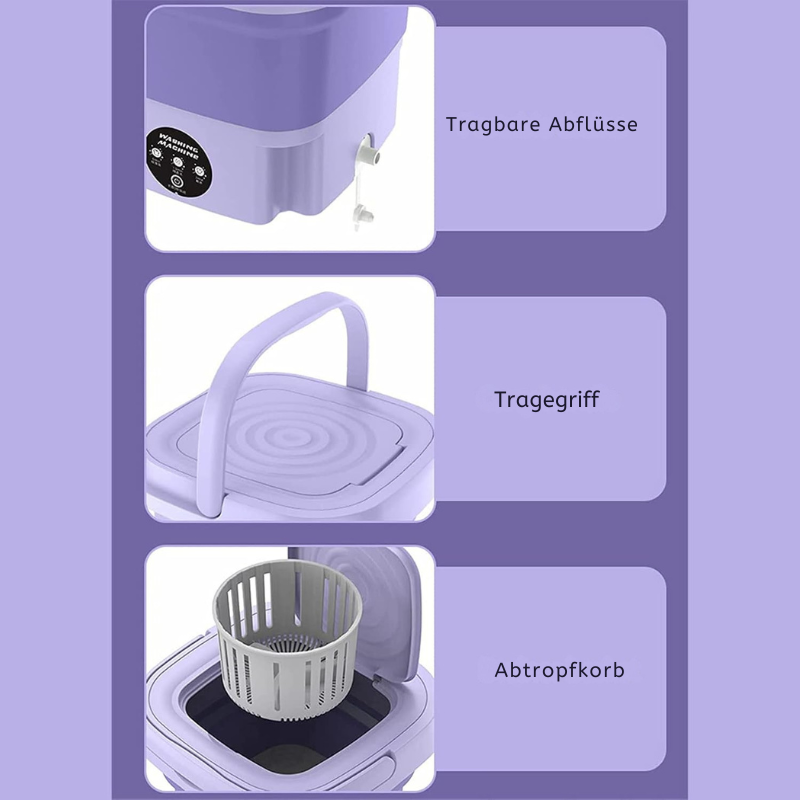Tragbare Mini Faltbare Waschmaschine